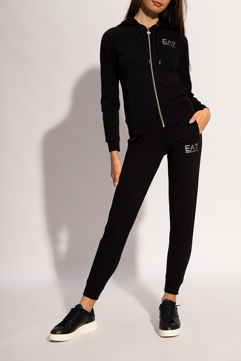 IetpShops Austria Black Printed tracksuit EA7 Emporio Armani